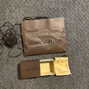 Louis Vuitton Brown and Cream Set
